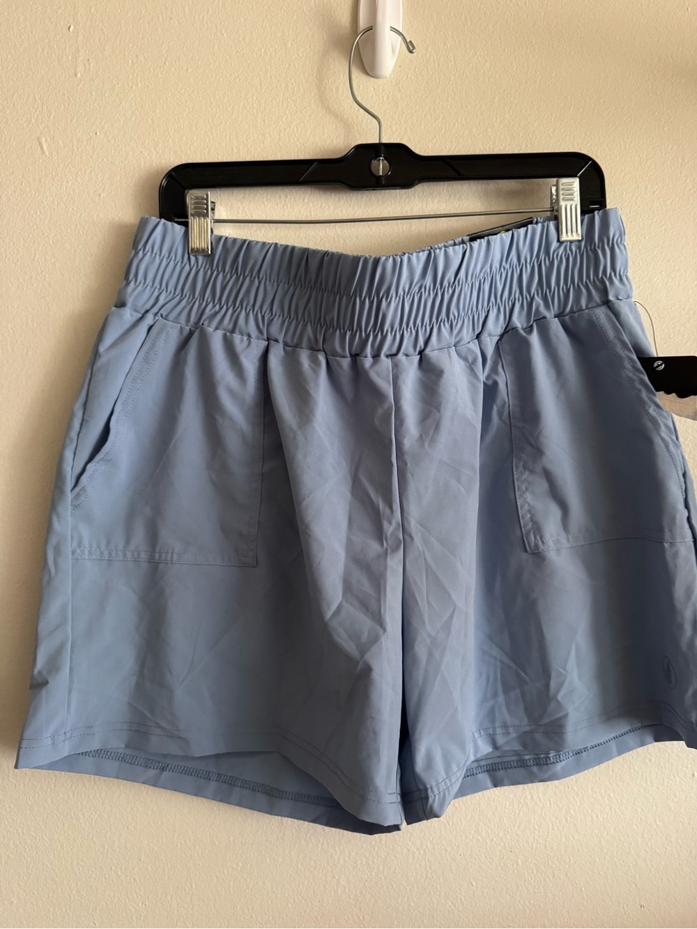 Body Glove Light Blue Athletic Elastic Waist Shorts